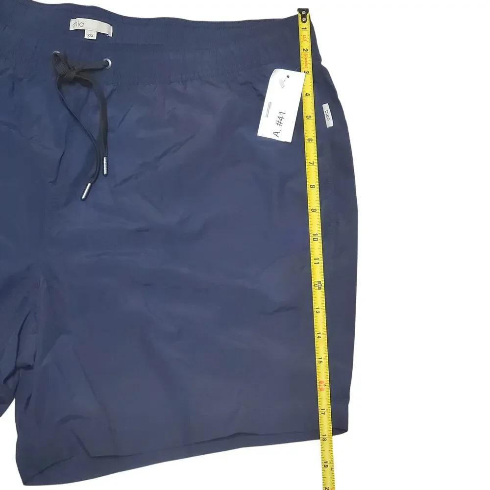 NWT Onia Mens Swim Trunks Navy Blue XXL